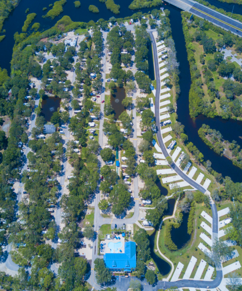 RV Lots | Bay Bayou RV Resort -- Florida's Finest RV Resort! | Tampa, FL